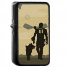 Fallout 4 - Oil Windproof Flip Top Black Lighters Briquet Encendedor 57