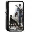 Fallout 4 Vault Dweller Dogmeat - Oil Windproof Flip Top Black Lighters Briquet Encendedor 56