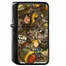 Fallout 4 Wasteland Cache - Oil Windproof Flip Top Black Lighters Briquet Encendedor 55