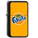 Fanta - Oil Windproof Flip Top Black Lighters Briquet Encendedor 67