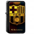 FC Barcelona - Oil Windproof Flip Top Black Lighters Briquet Encendedor 76