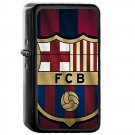 FC Barcelona - Oil Windproof Flip Top Black Lighters Briquet Encendedor 77