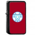 Ironman Tony Stark Marvel - Oil Windproof Flip Top Black Lighters Briquet Encendedor 100