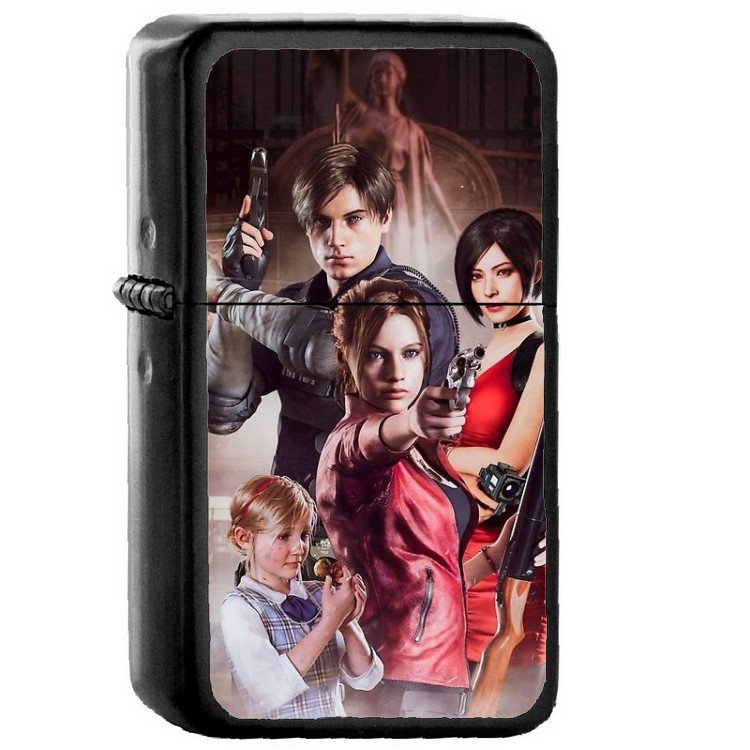 Resident Evil - Oil Windproof Flip Top Black Lighters Briquet Encendedor 17