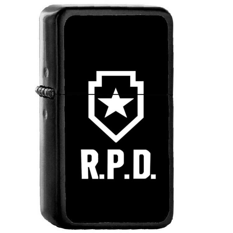 Resident Evil - Oil Windproof Flip Top Black Lighters Briquet Encendedor 18