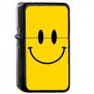 Retro Acid Smiley - Oil Windproof Flip Top Black Lighters Briquet Encendedor 70