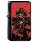 Skull Dead Samurai - Oil Windproof Flip Top Black Lighters Briquet Encendedor 49