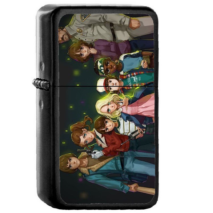 Stranger Things - Oil Windproof Flip Top Black Lighters Briquet Encendedor 148