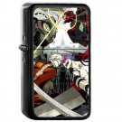 Tengen Toppa Gurren Lagann - Oil Windproof Flip Top Black Lighters Briquet Encendedor 429