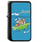 The Jetsons - Oil Windproof Flip Top Black Lighters Briquet Encendedor 192