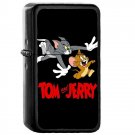 Tom and Jerry - Oil Windproof Flip Top Black Lighters Briquet Encendedor 194