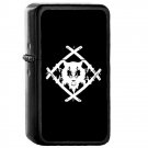 Xavier Wulf - Oil Windproof Flip Top Black Lighters Briquet Encendedor 346