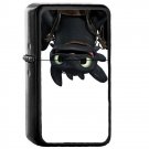 Toothless Dragon - Oil Windproof Flip Top Black Lighters Briquet Encendedor 1