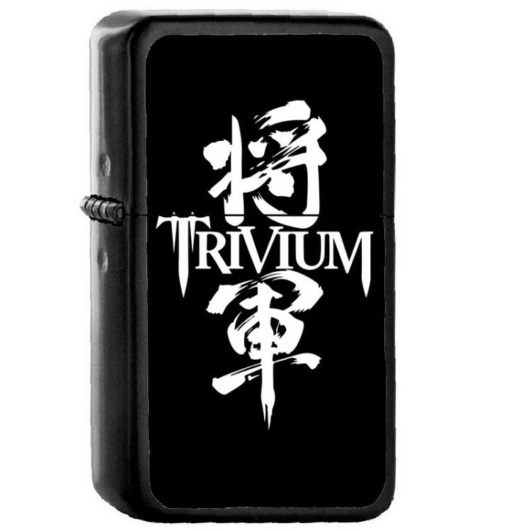 Trivium  - Oil Windproof Flip Top Black Lighters Briquet Encendedor 151
