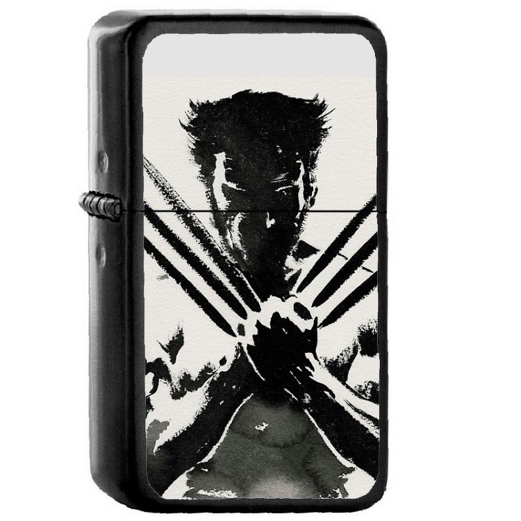 Wolverine  - Oil Windproof Flip Top Black Lighters Briquet Encendedor 167