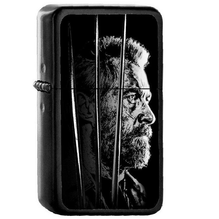Wolverine Logan - Oil Windproof Flip Top Black Lighters Briquet Encendedor 169