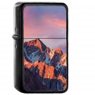 4k Sierra Apple Wallpaper Art Mountain Sunset - Oil Windproof Black Lighters Briquet Encendedor