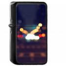8th Avenue Chelsea Manhattan Blue Newyork Bokeh City - Oil Windproof Black Lighters Briquet Encendedor