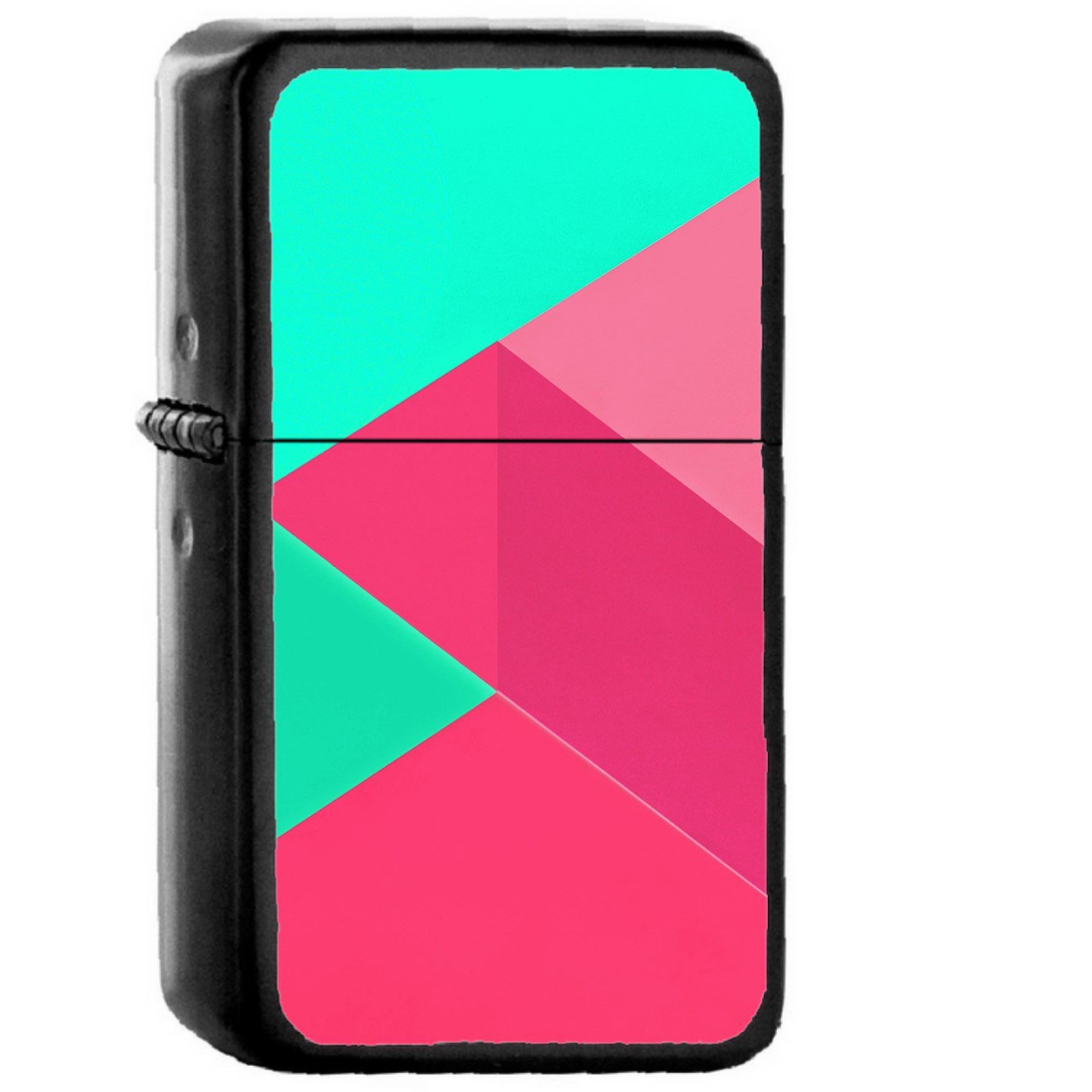 Android Marshmallow New Green Pink - Oil Windproof Black Lighters Briquet Encendedor