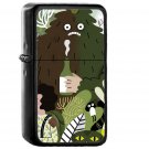 Andyj Miller Cute Starbucks Illustration Art - Oil Windproof Black Lighters Briquet Encendedor