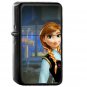 Anna Frozen Illust Disney Art - Oil Windproof Black Lighters Briquet Encendedor