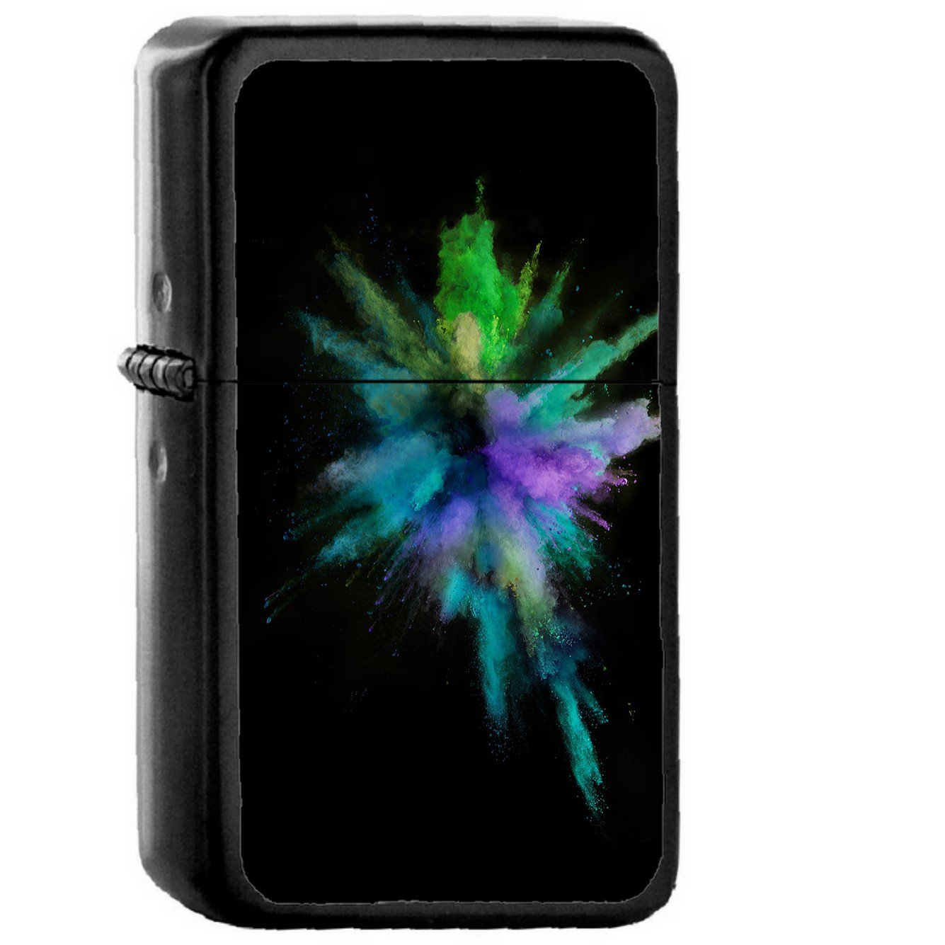 Apple Color Rainbow Dark Spark Ios9 Iphone6s - Oil Windproof Black Lighters Briquet Encendedor