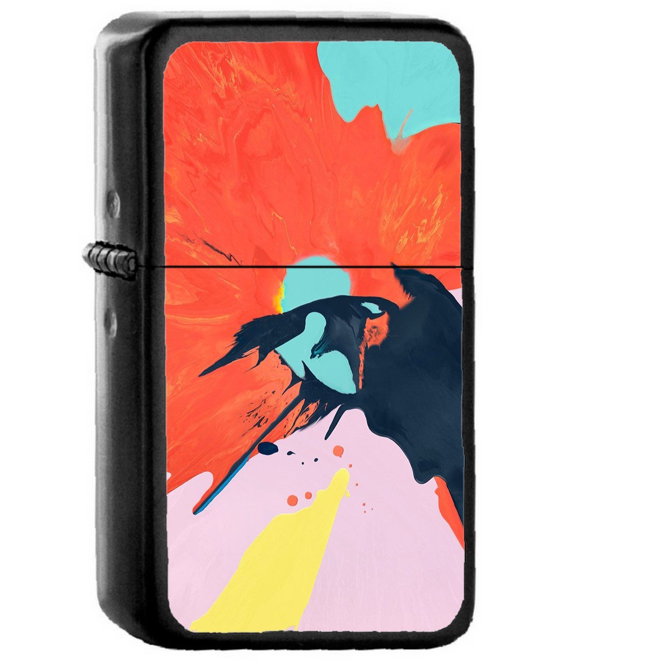 Apple Ipad Pro New Paint Color Art - Oil Windproof Black Lighters Briquet Encendedor