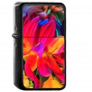 Apple Mackbook Flower Rainbow Color Illustration Art Nature - Oil Windproof Black Lighters Briquet Encendedor