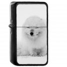 Arctic Fox Happy Moment - Oil Windproof Black Lighters Briquet Encendedor