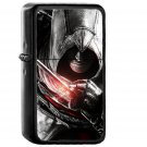 Assassins Creed Dark Game Hero Illustration Art - Oil Windproof Black Lighters Briquet Encendedor