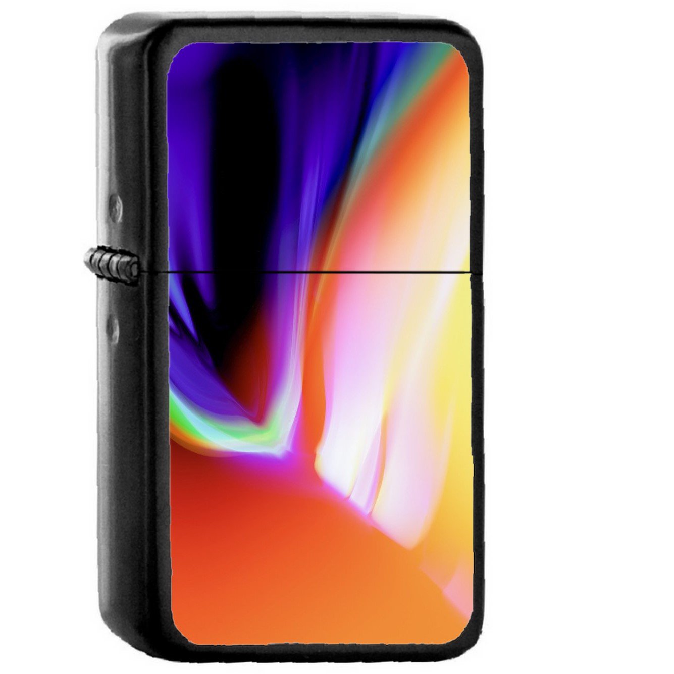 Aura Gold Iphone8 Ios11 Apple Art Illustration - Oil Windproof Black Lighters Briquet Encendedor