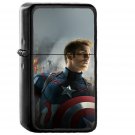 Avengers Age Of Ultron Captain America Chris Evans - Oil Windproof Black Lighters Briquet Encendedor