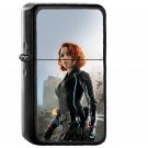 Avengers Age Of Ultron Scarlett Johansson Black Widow - Oil Windproof Black Lighters Briquet Encendedor