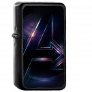 Avengers Logo Dark Film Art Illustration Marvel - Oil Windproof Black Lighters Briquet Encendedor