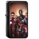 Avengers Poster 2 Age Of Ultron Art Film - Oil Windproof Black Lighters Briquet Encendedor