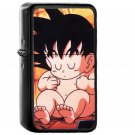 Baby Goku Illust Art - Oil Windproof Black Lighters Briquet Encendedor