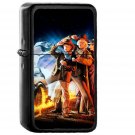 Back To The Future 3 Poster Film Art - Oil Windproof Black Lighters Briquet Encendedor