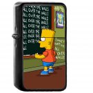 Bart Simpson Simsons Catoon School Art Illustration - Oil Windproof Black Lighters Briquet Encendedor