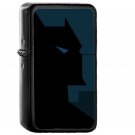 Batman Blue Minimal Illust Art Hero - Oil Windproof Black Lighters Briquet Encendedor