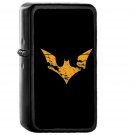 Batman Logo Yellow Dark Hero Art - Oil Windproof Black Lighters Briquet Encendedor