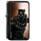 Blackpanther Hero Marvel Art Illustration - Oil Windproof Black Lighters Briquet Encendedor