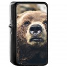 Bear Face What The Hell Nature Animal - Oil Windproof Black Lighters Briquet Encendedor