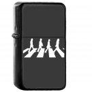 Beatles Abbey Road Music Art - Oil Windproof Black Lighters Briquet Encendedor