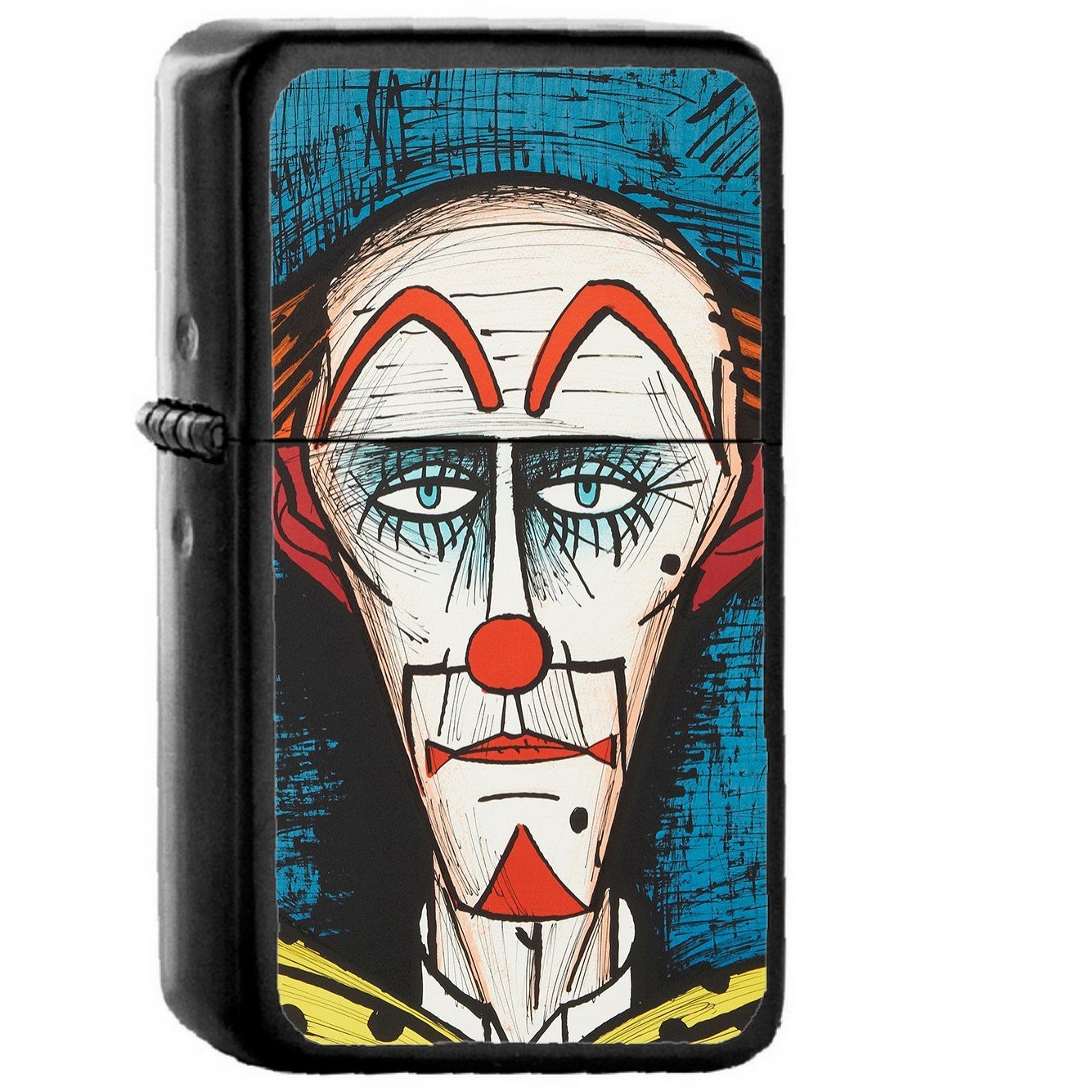 Bernard Buffet Classic Paint Art Illustration - Oil Windproof Black Lighters Briquet Encendedor