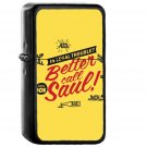 Better Call Saul Drama Film Illustration Art - Oil Windproof Black Lighters Briquet Encendedor