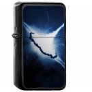 Big Bang Space Explsion Art Illust - Oil Windproof Black Lighters Briquet Encendedor