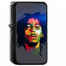 Bob Marley Blue Art Illust Music Reggae Celebrity - Oil Windproof Black Lighters Briquet Encendedor