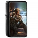 Call Of Duty Blackops Game Illustration Art - Oil Windproof Black Lighters Briquet Encendedor