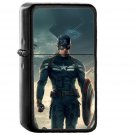 Captain America Team Film Face - Oil Windproof Black Lighters Briquet Encendedor
