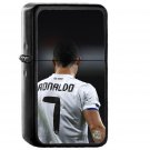 Cristiano Ronaldo 7 Real Madrid Soccer - Oil Windproof Black Lighters Briquet Encendedor